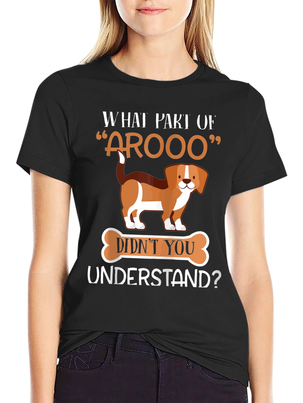 Funny AROOO Dog T-Shirt
