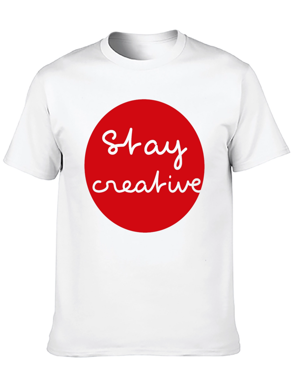 Stay Creative Graphic Tee - Modern Design