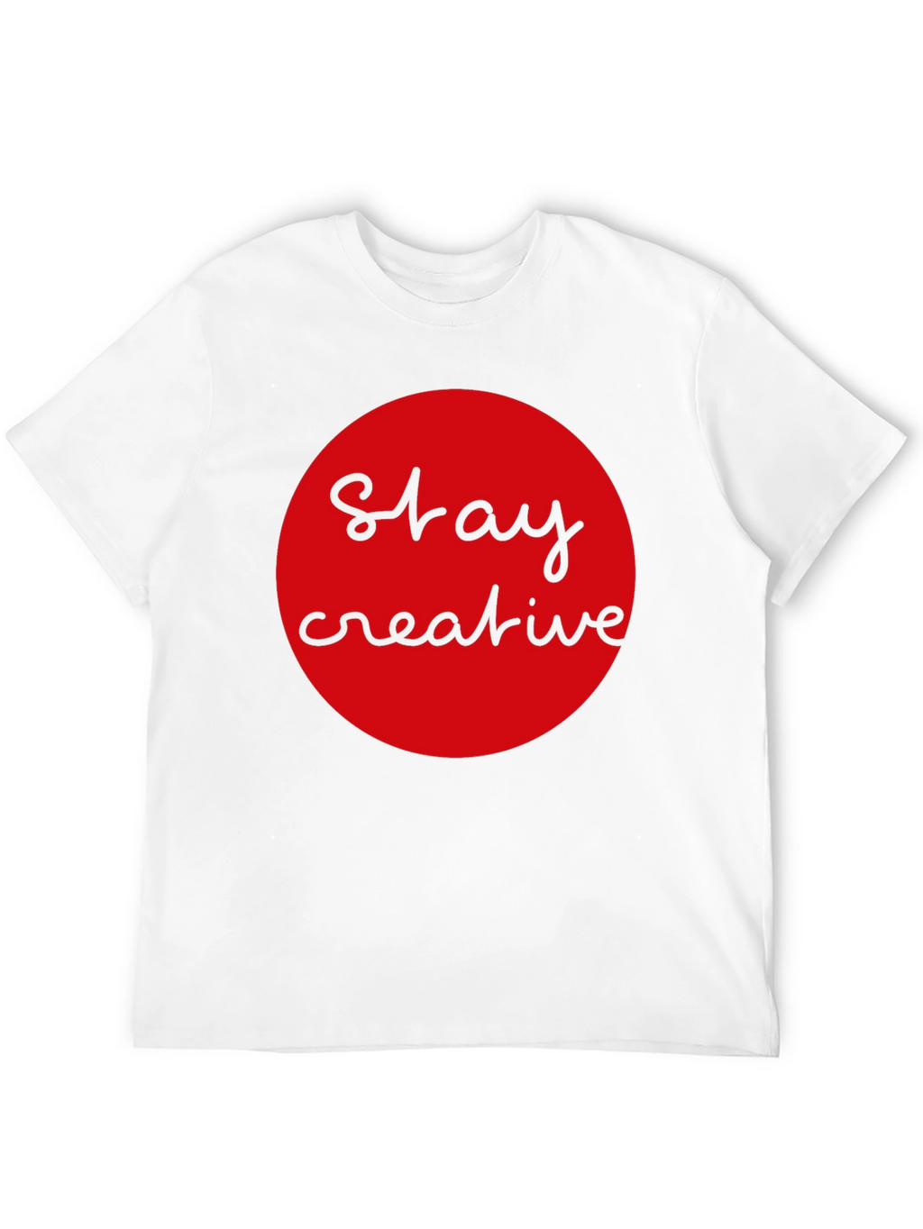 Stay Creative Graphic Tee - Modern Design