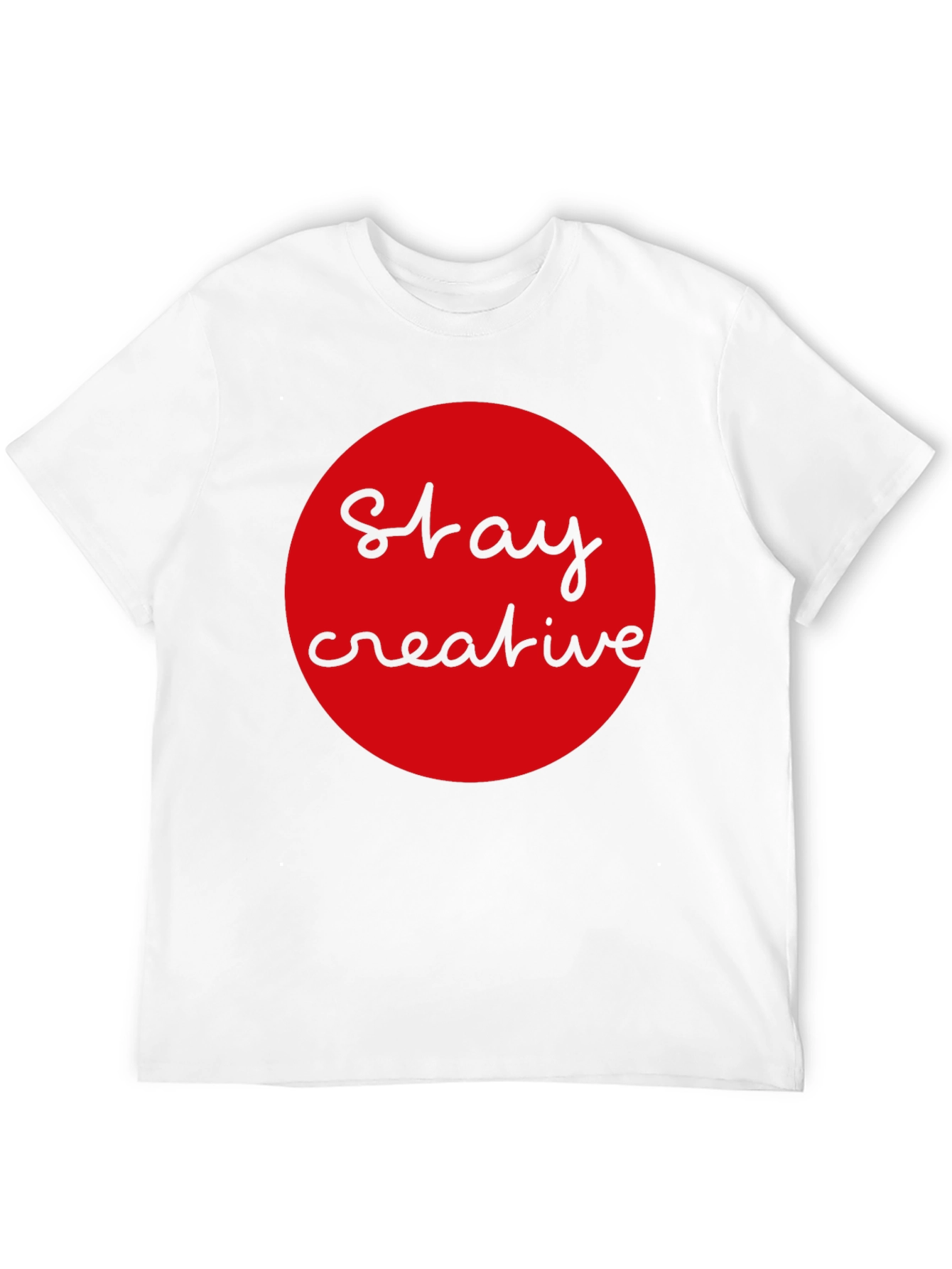 Stay Creative Graphic Tee - Modern Design
