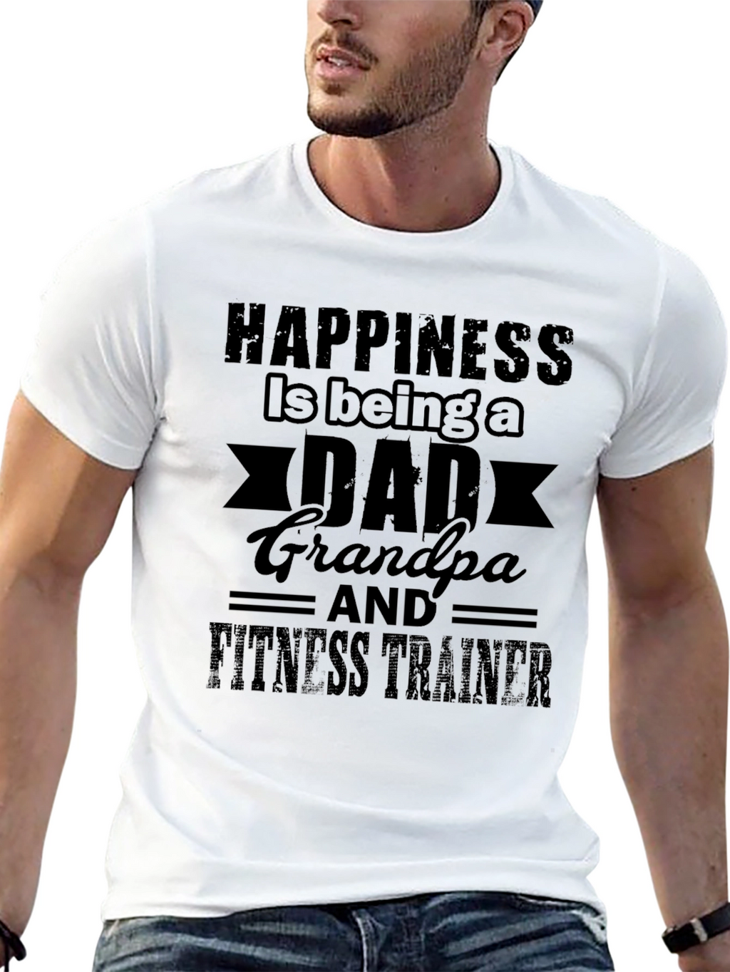 Dad Grandpa Fitness Trainer T-Shirt