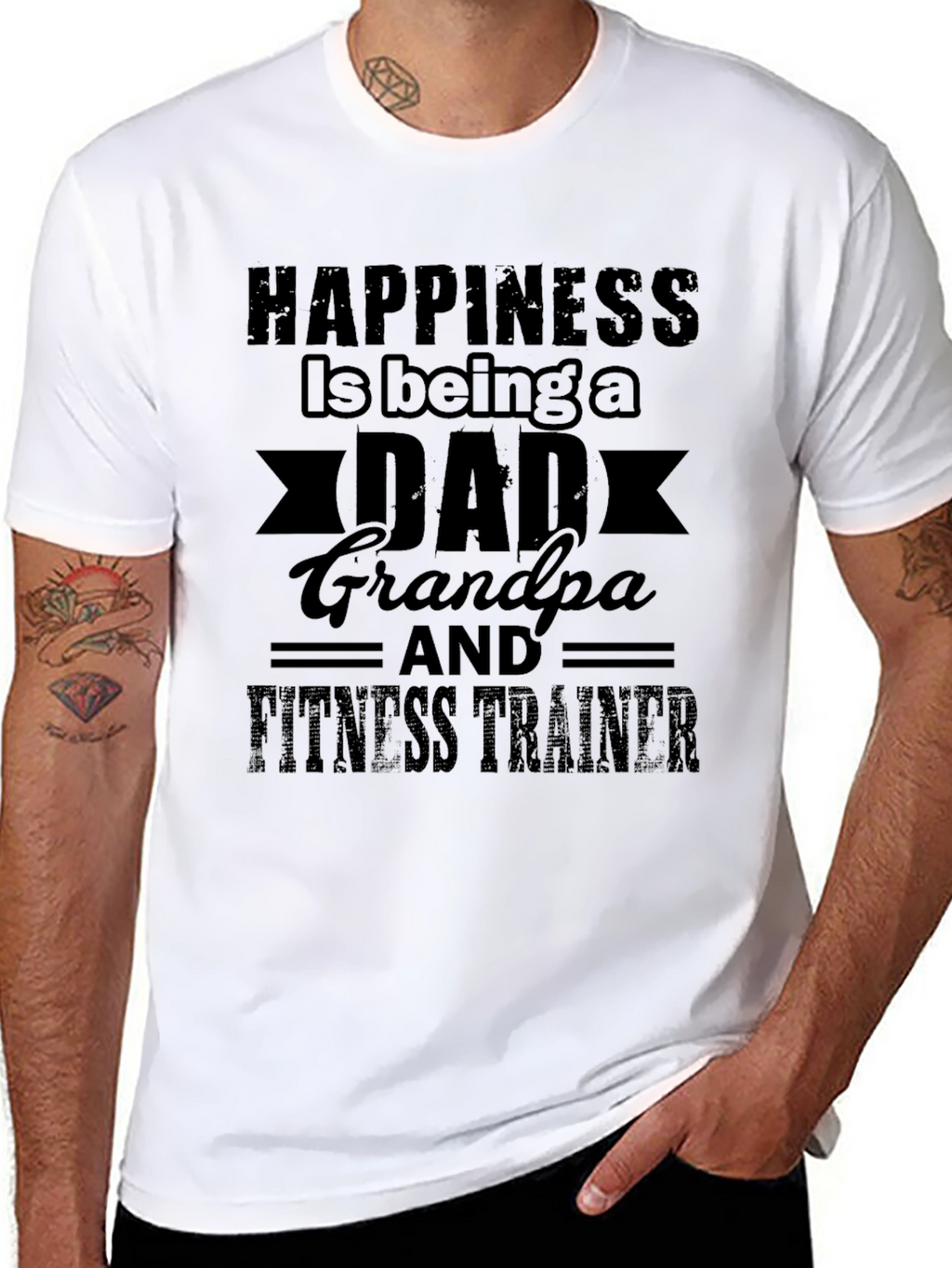 Dad Grandpa Fitness Trainer T-Shirt