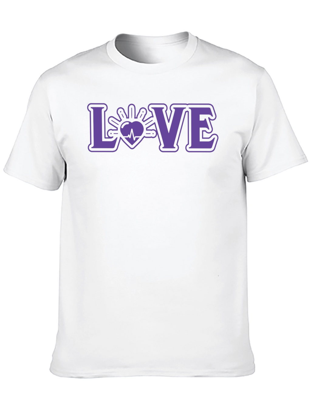 Love Heartbeat Graphic T-Shirt - Unisex