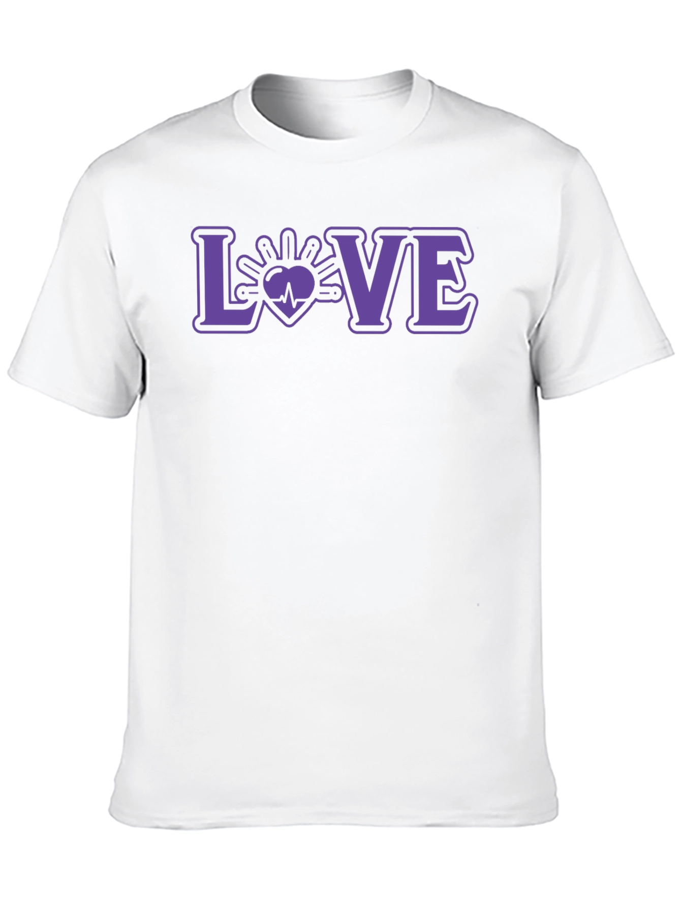 Love Heartbeat Graphic T-Shirt - Unisex
