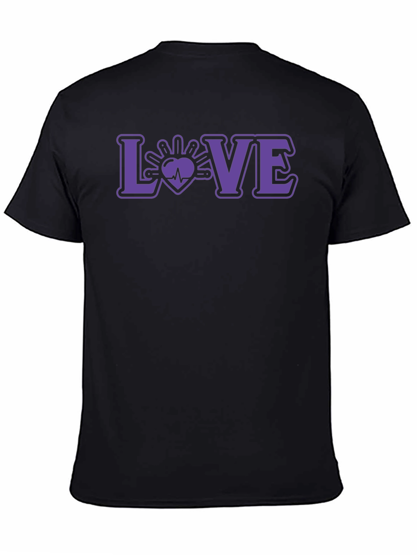 Love Heartbeat Graphic T-Shirt - Unisex