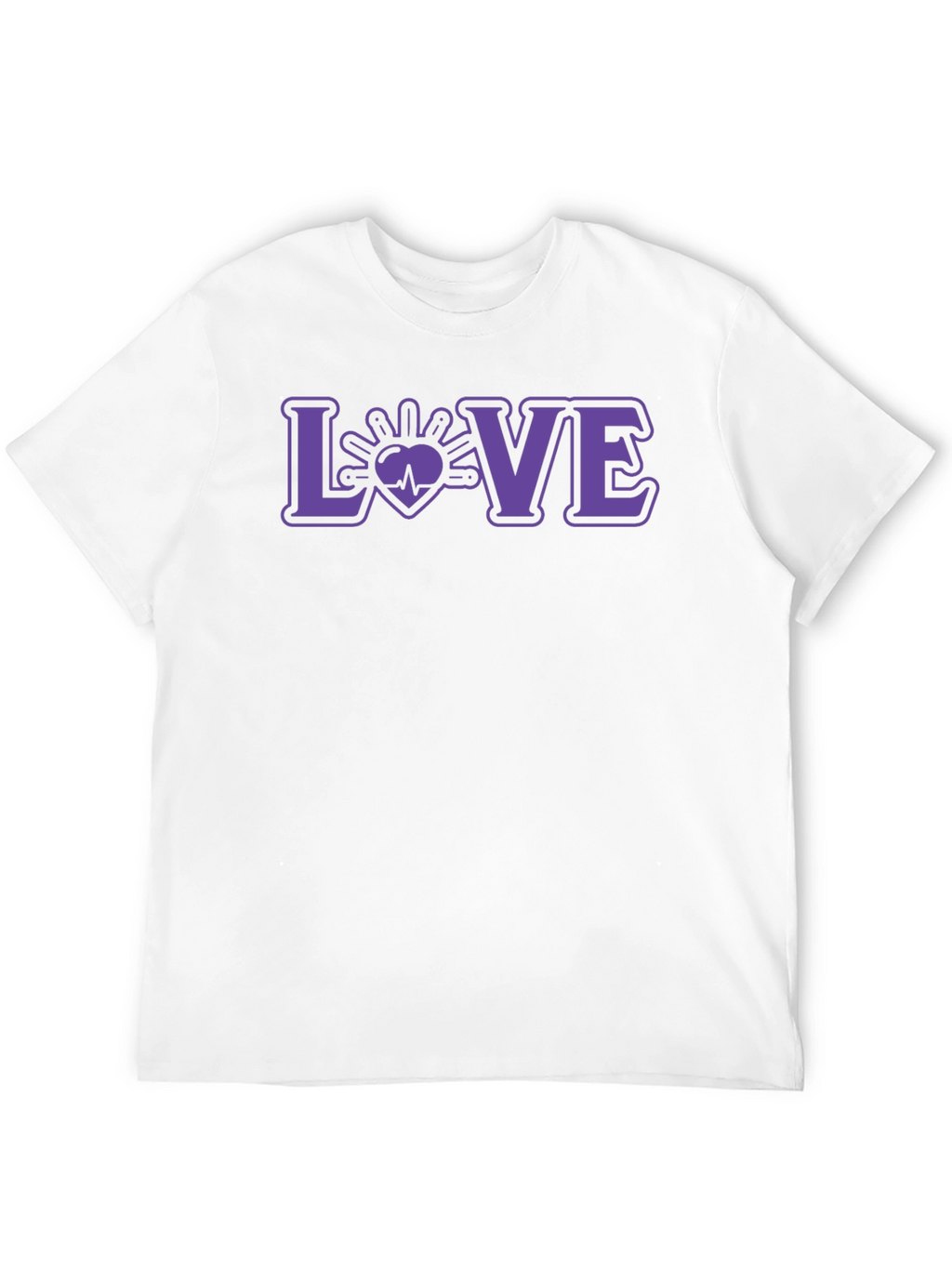 Love Heartbeat Graphic T-Shirt - Unisex