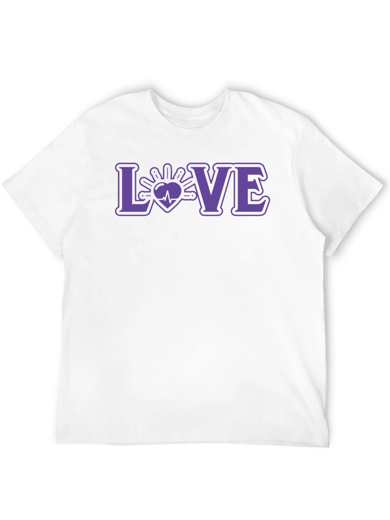 Love Heartbeat Graphic T-Shirt - Unisex