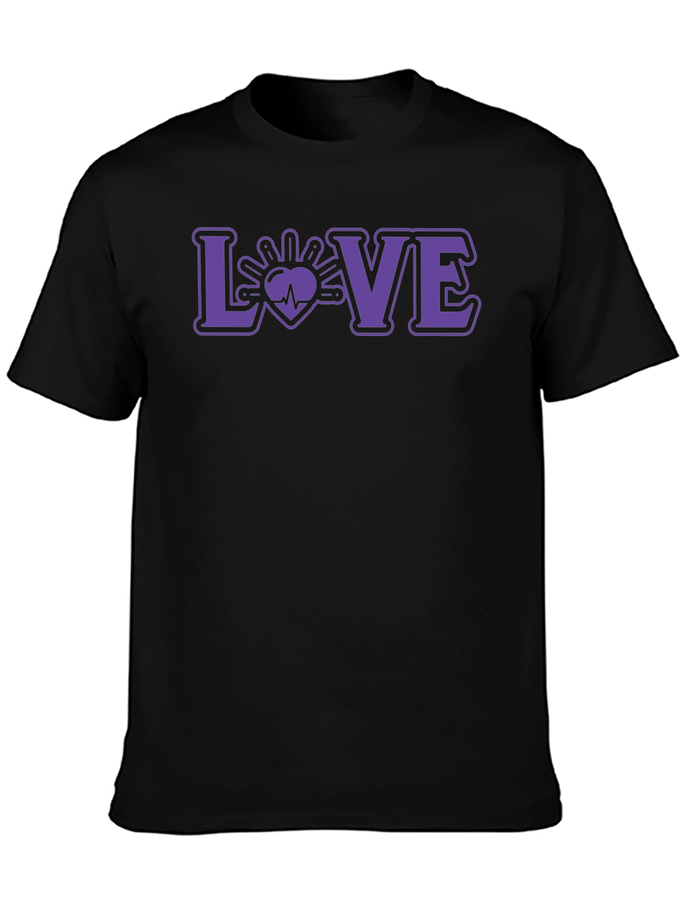 Love Heartbeat Graphic T-Shirt - Unisex
