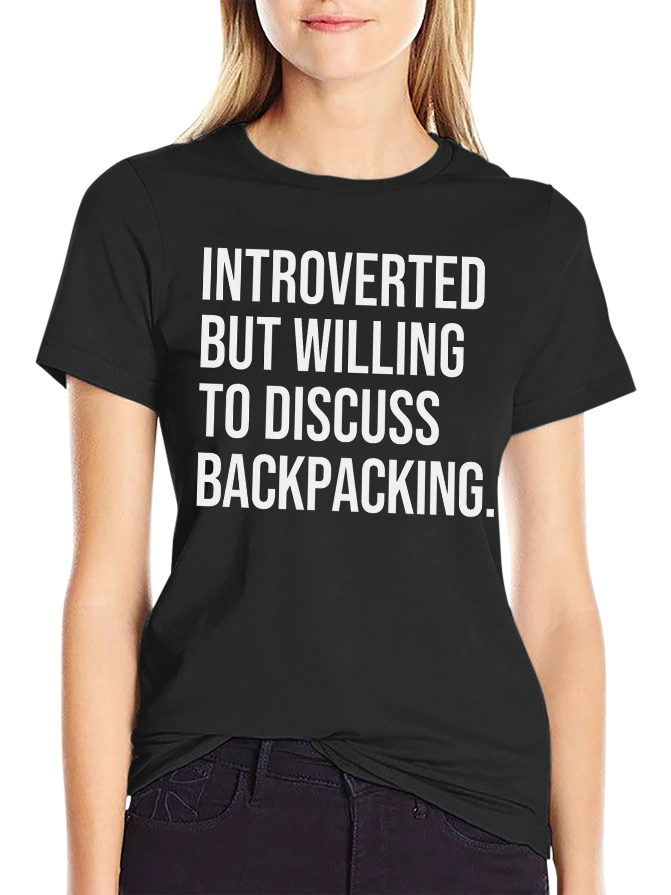 Introverted Backpacking Enthusiast Tee