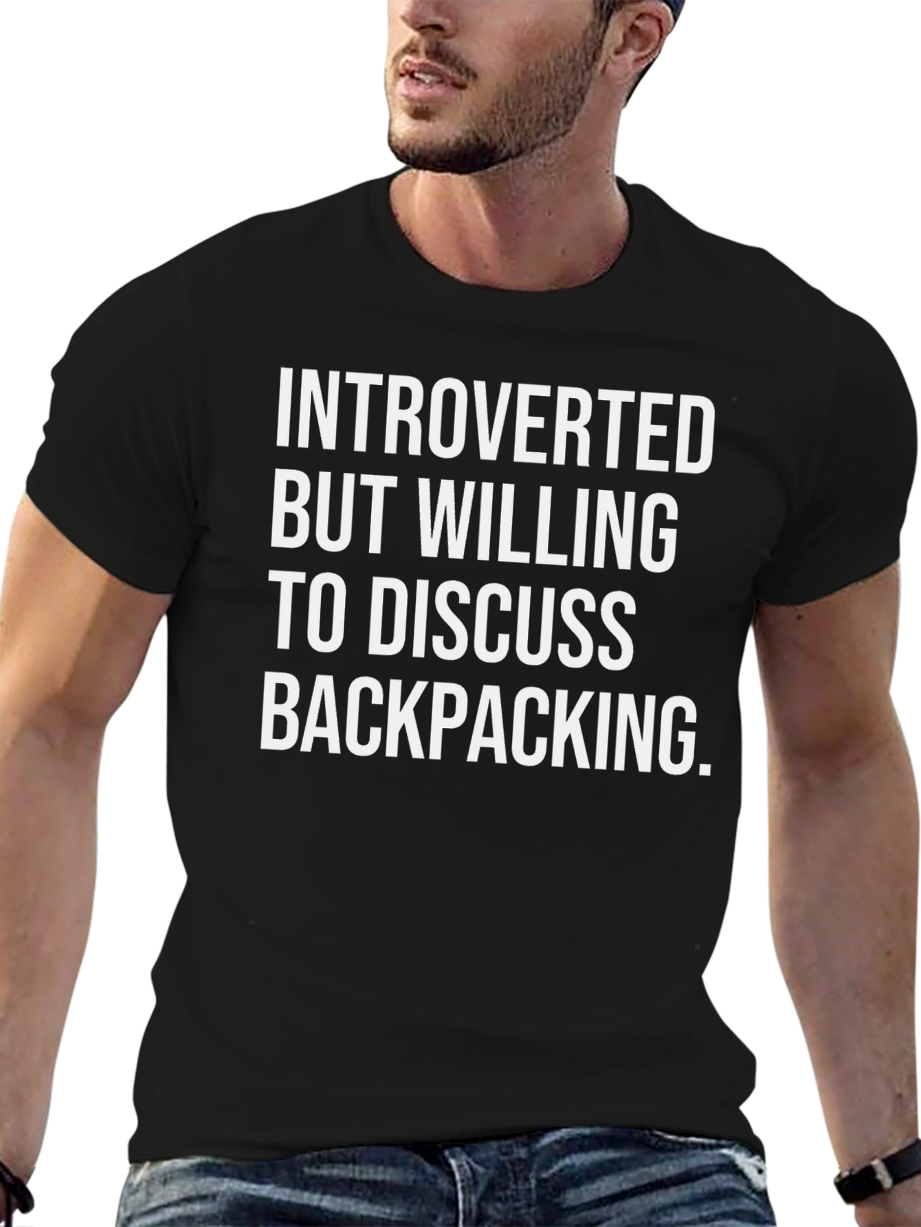 Introverted Backpacking Enthusiast Tee