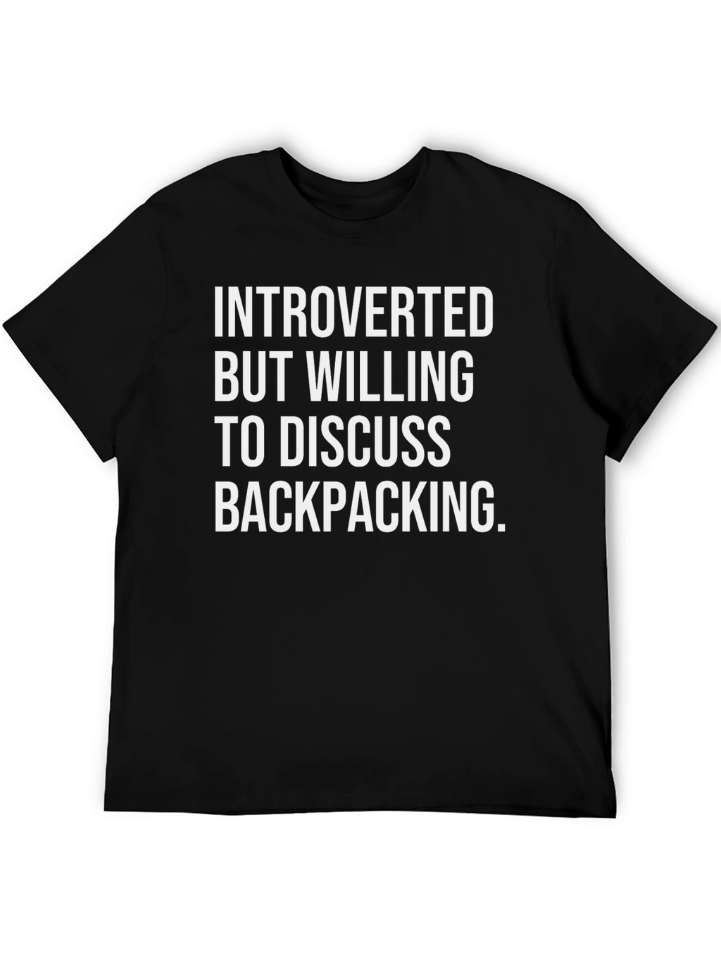Introverted Backpacking Enthusiast Tee