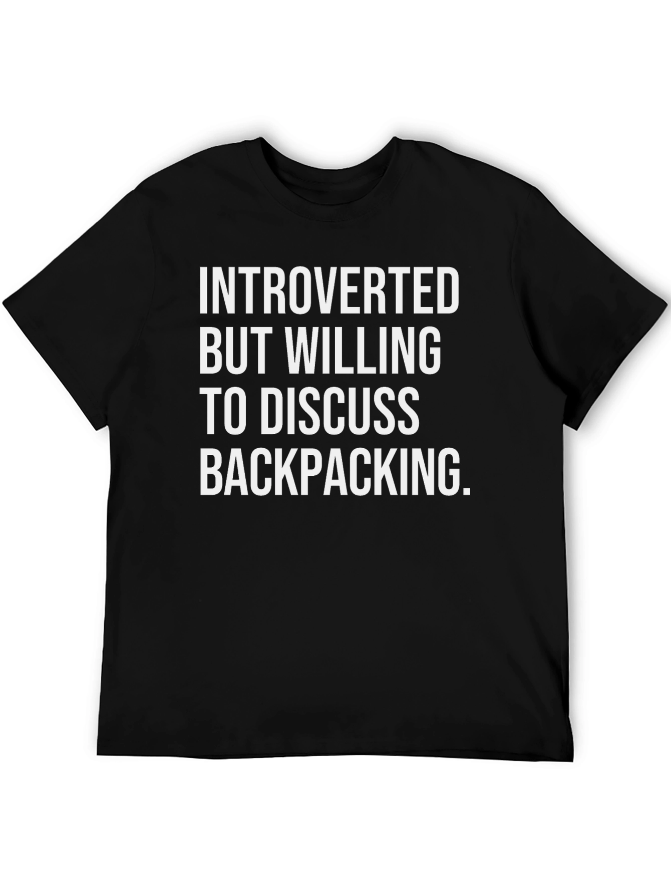Introverted Backpacking Enthusiast Tee