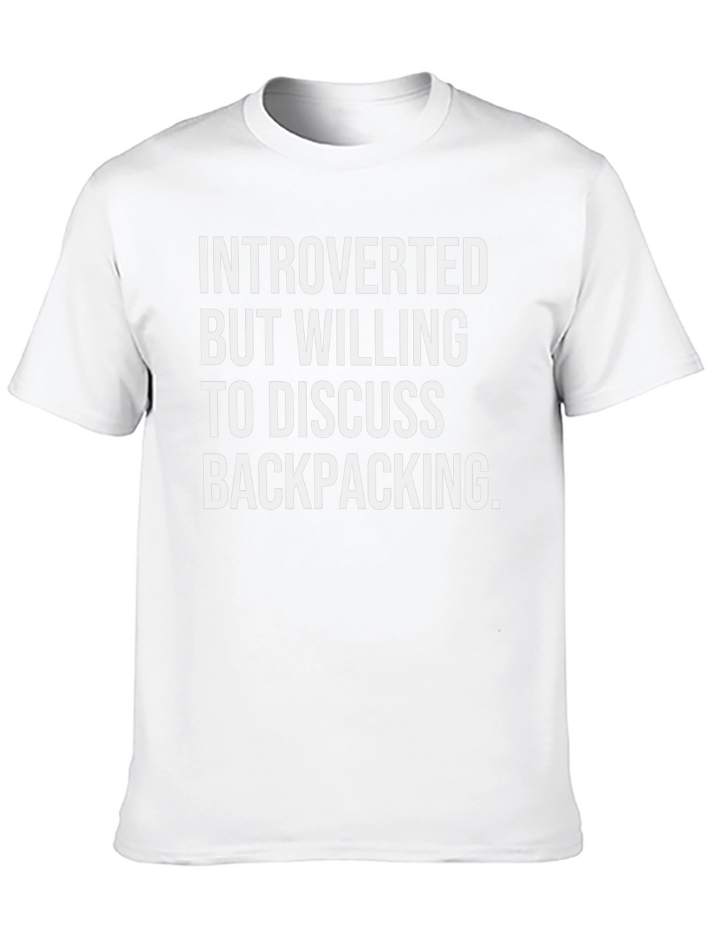 Introverted Backpacking Enthusiast Tee