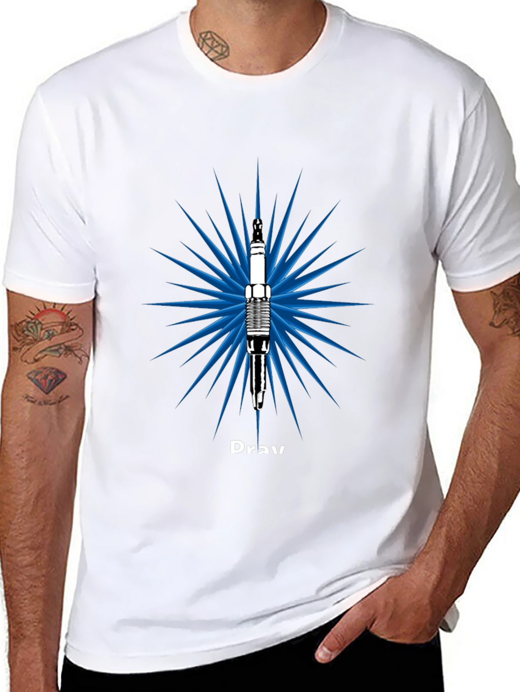 Spark Plug Graphic Tee - Drav