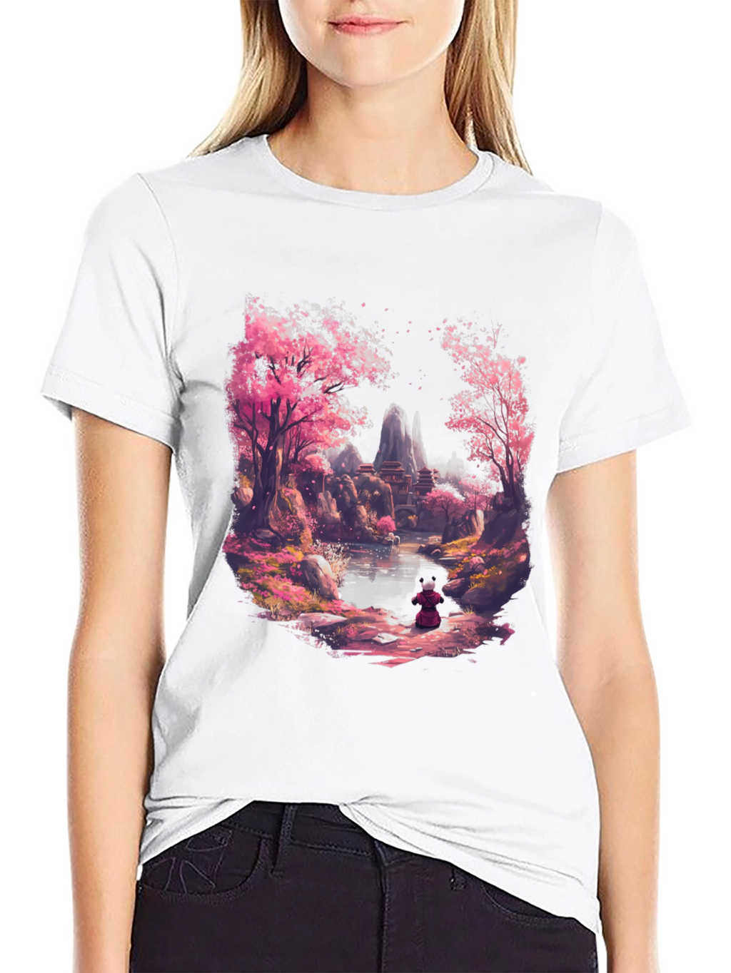 Cherry Blossom Anime T-Shirt