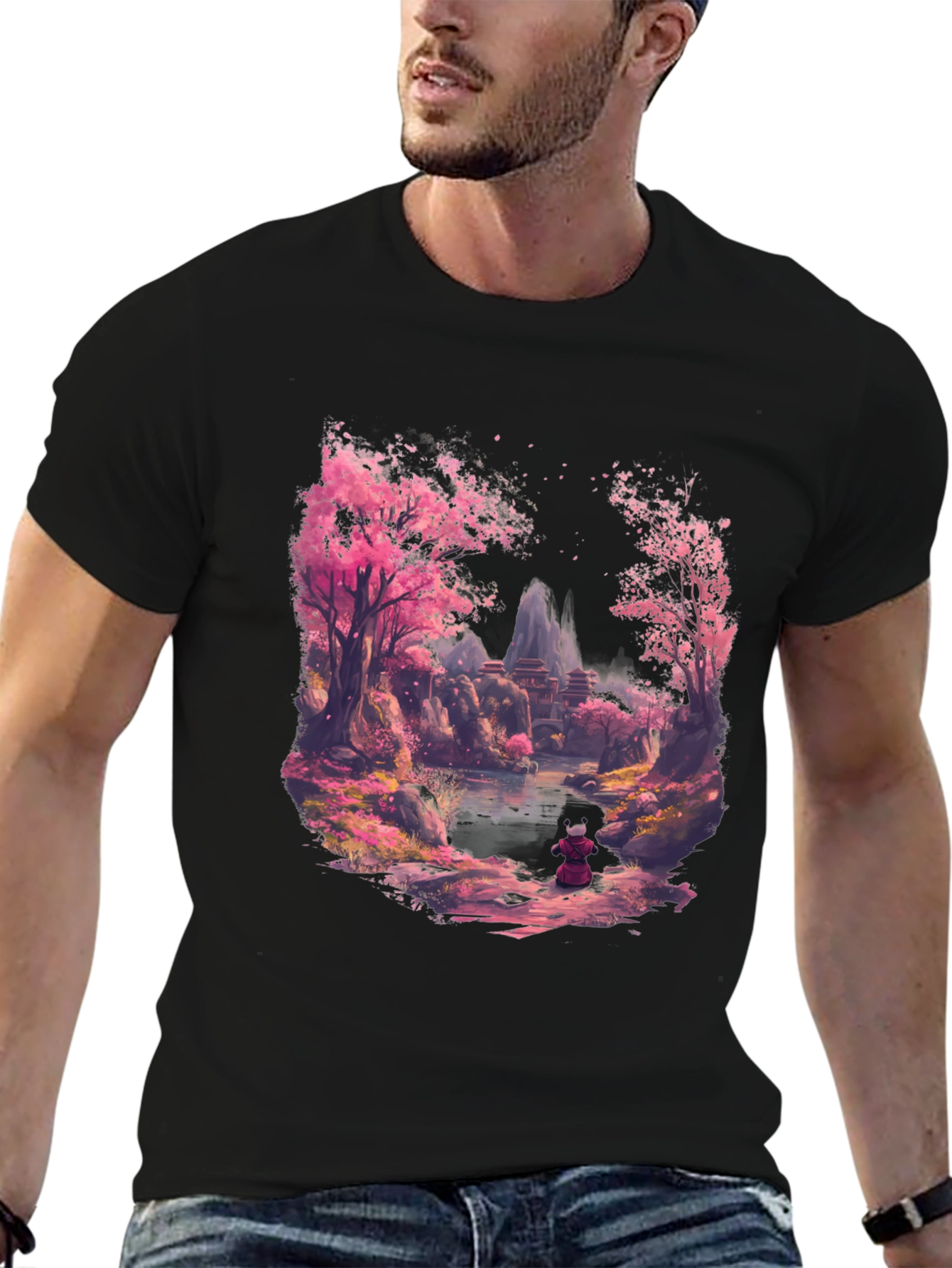 Cherry Blossom Anime T-Shirt
