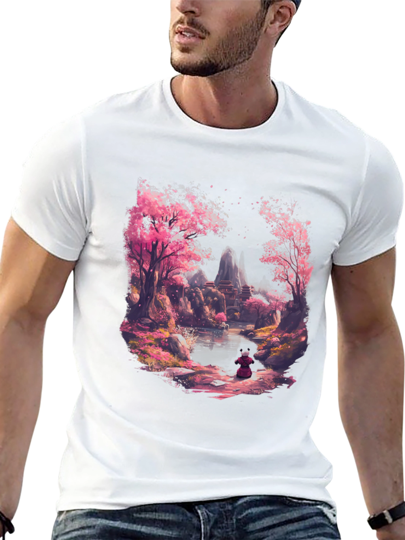 Cherry Blossom Anime T-Shirt