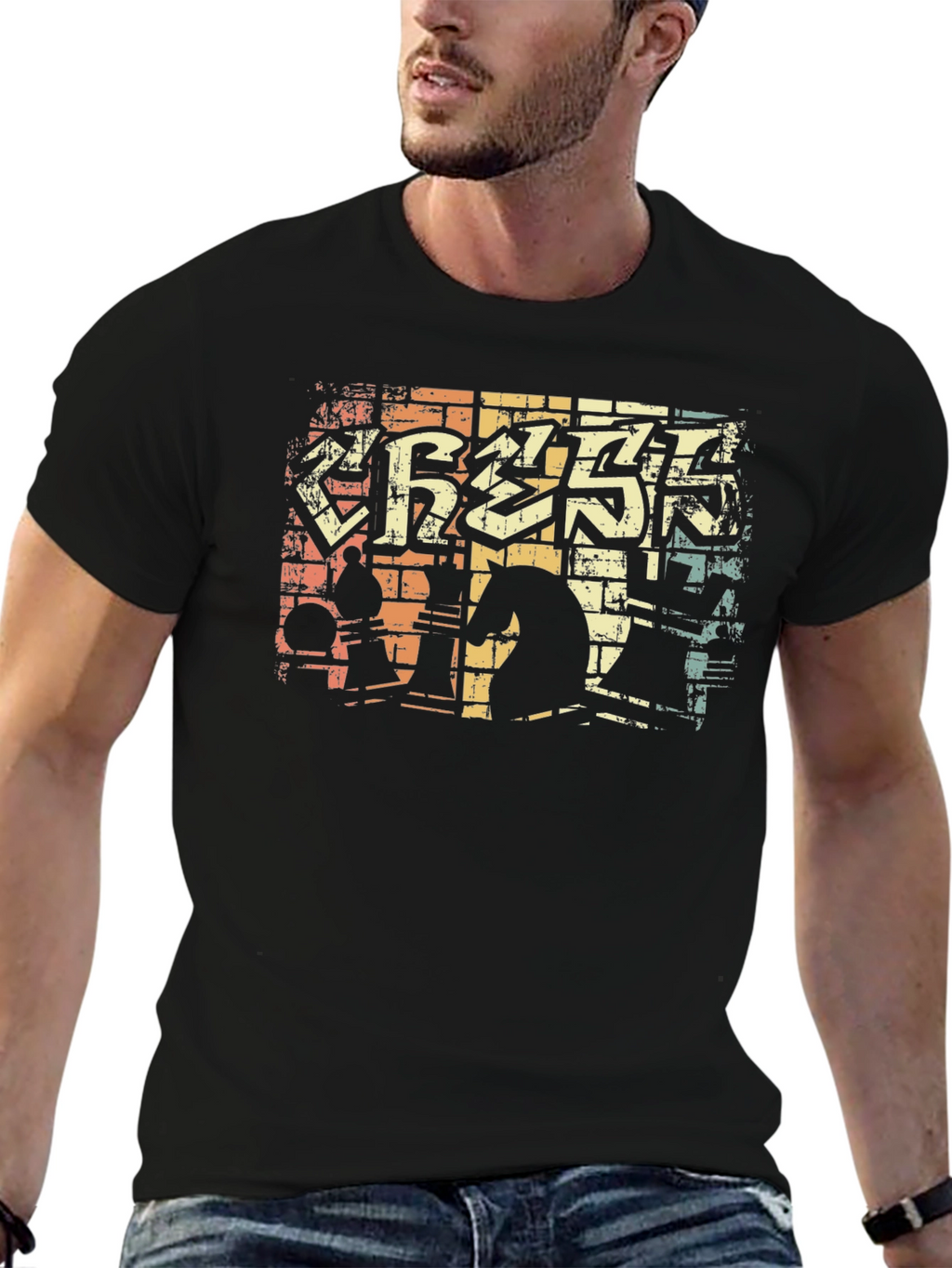 Chess Game Graphic T-Shirt