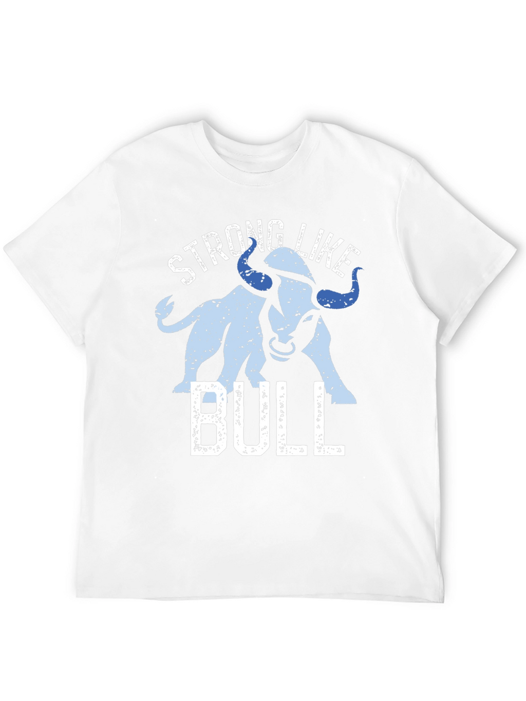 Strong Like Bull Graphic T-Shirt - Black