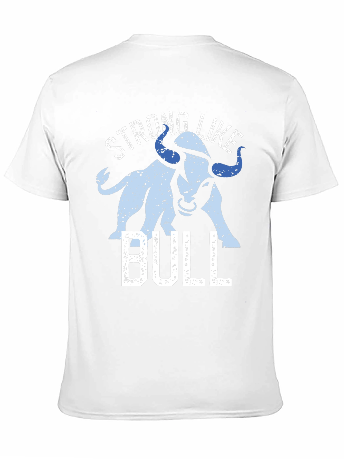Strong Like Bull Graphic T-Shirt - Black
