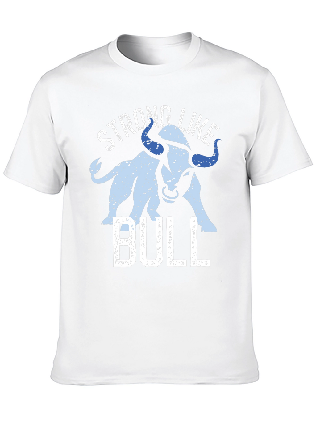 Strong Like Bull Graphic T-Shirt - Black