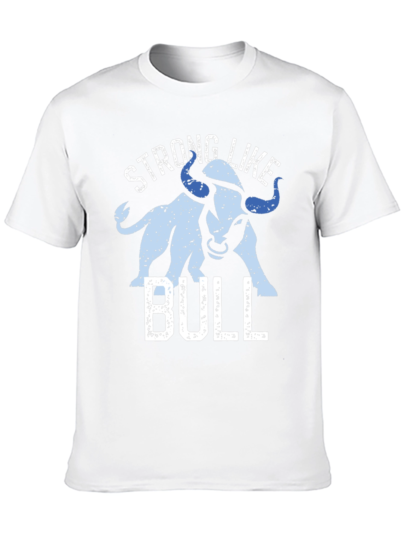 Strong Like Bull Graphic T-Shirt - Black
