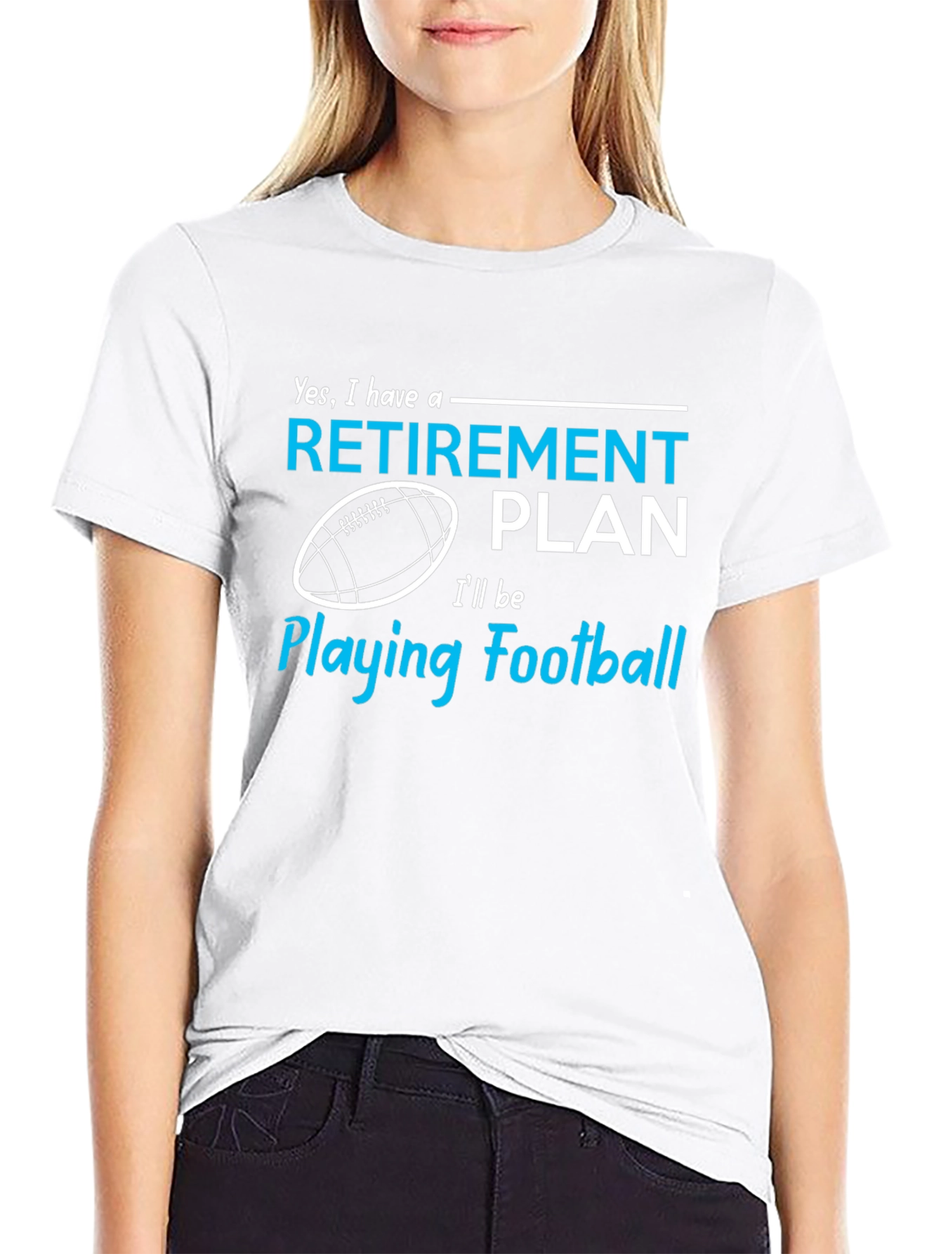 Funny Football Retirement Plan T-Shirt
