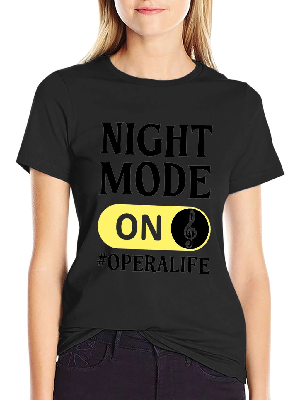 Night Mode On Opera Life T-Shirt
