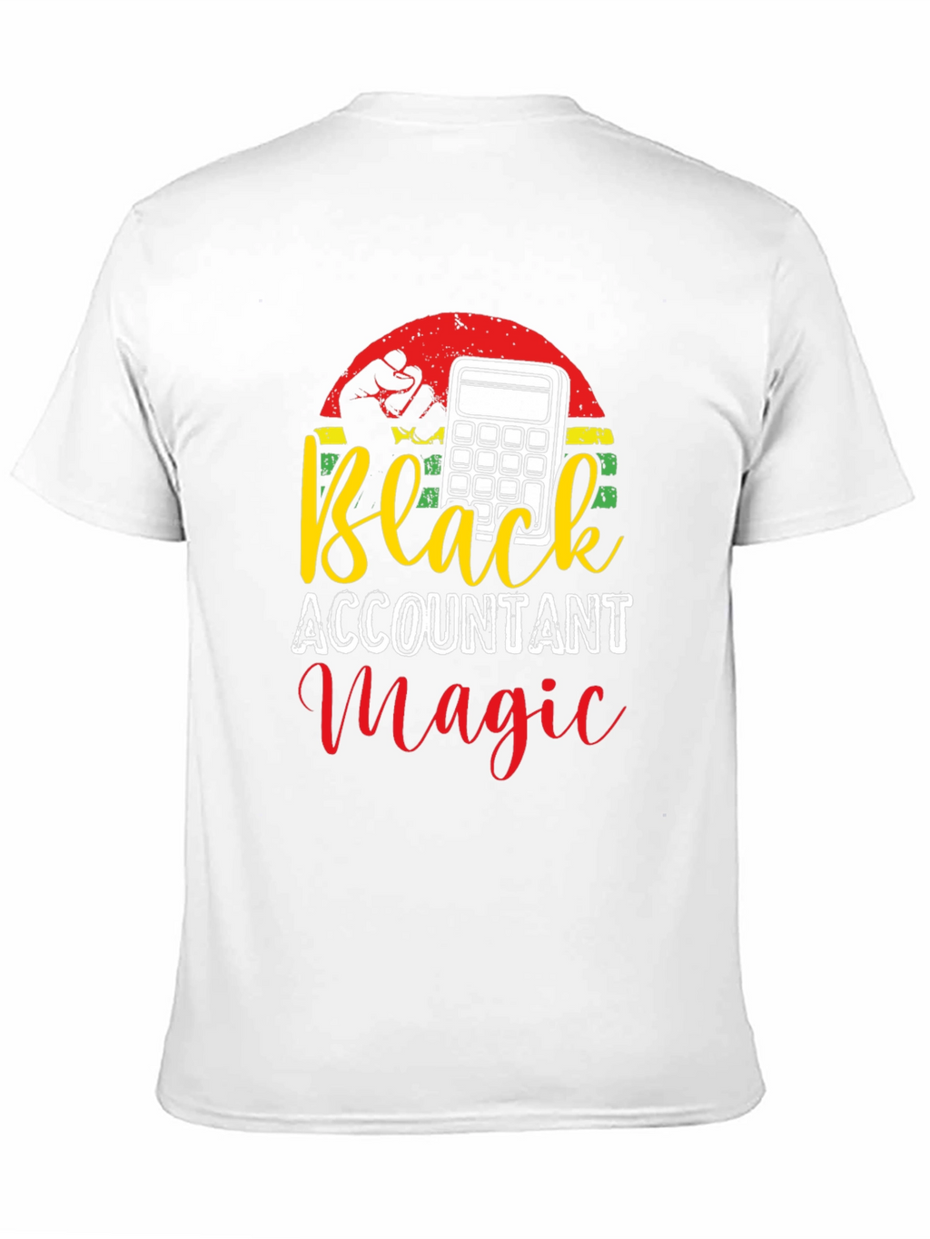 Black Accountant Magic Tee - Financial Humor