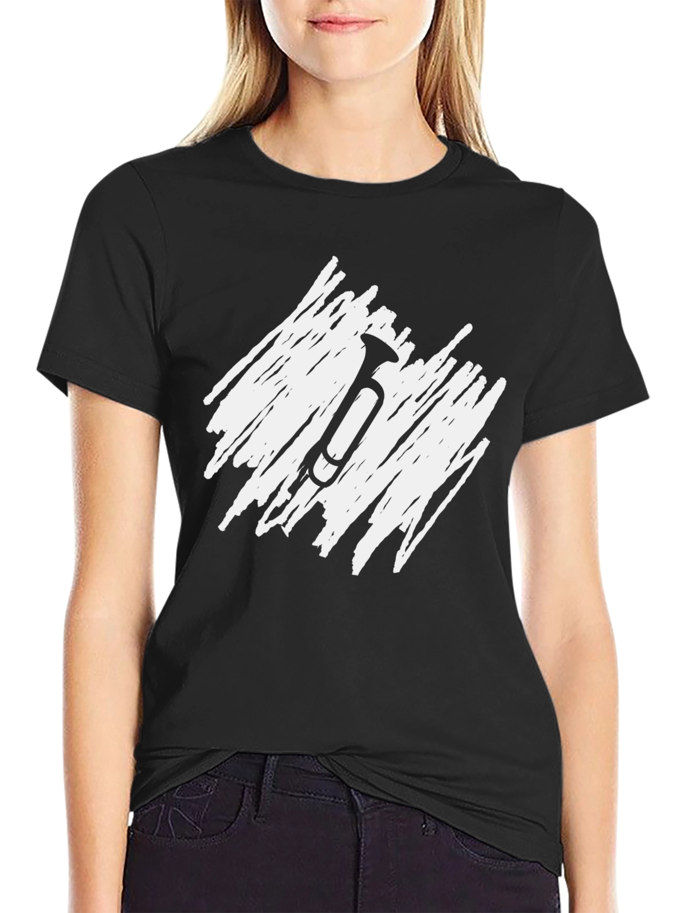 Trumpet Graphic T-Shirt - Modern Style