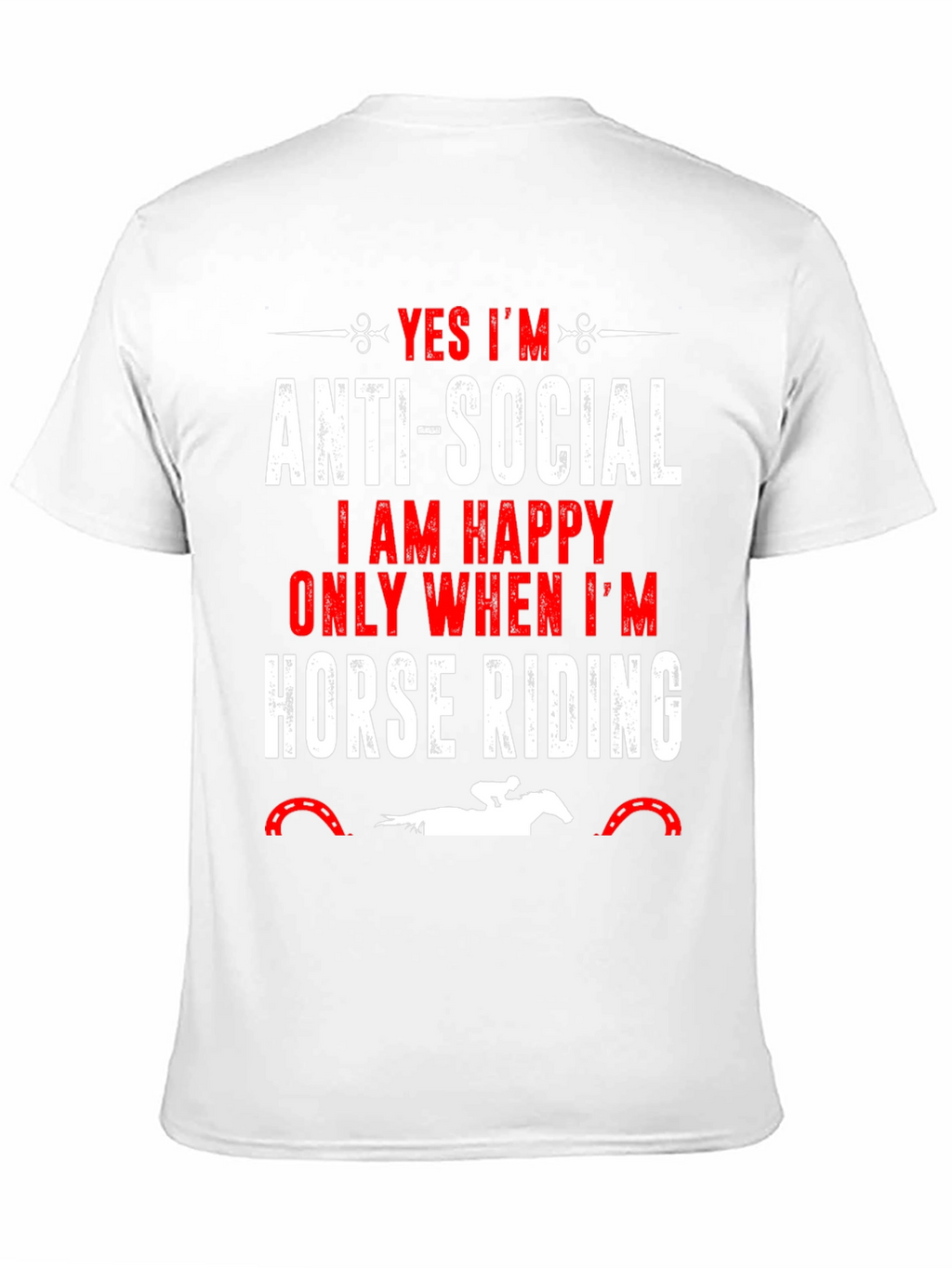 Anti-Social Horse Riding T-Shirt
