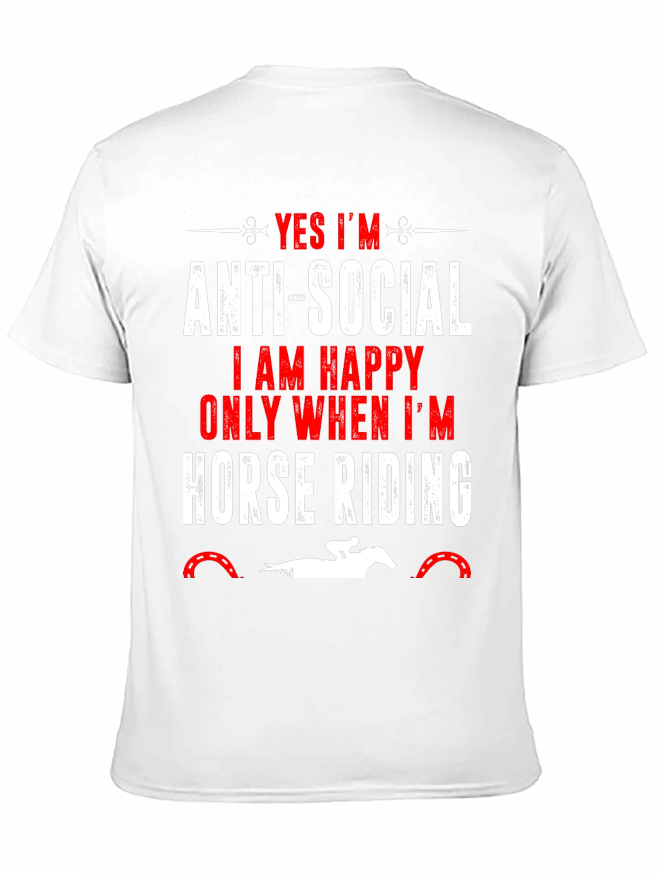 Anti-Social Horse Riding T-Shirt