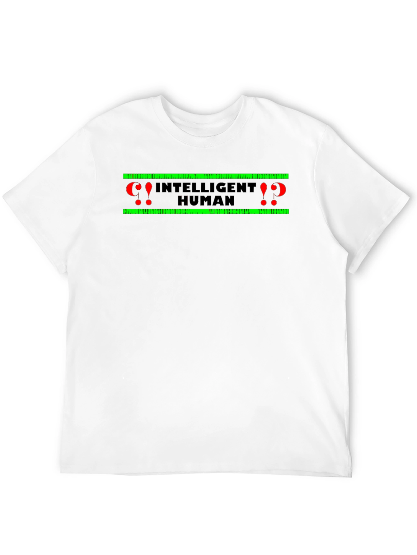 Intelligent Human Graphic Tee - Black