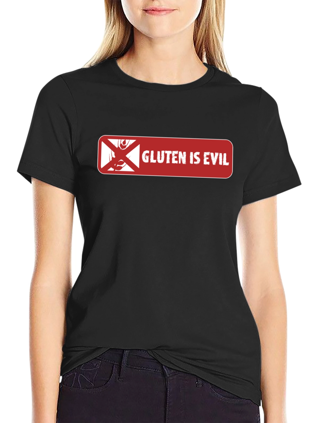 Gluten is Evil Graphic T-Shirt