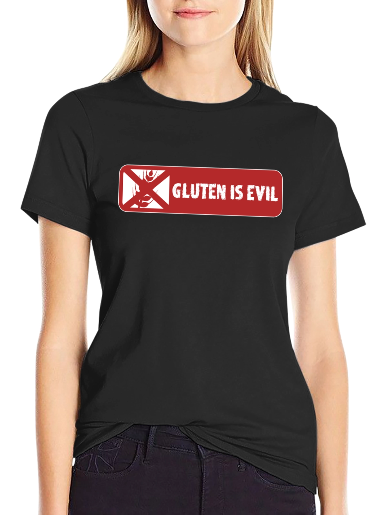 Gluten is Evil Graphic T-Shirt