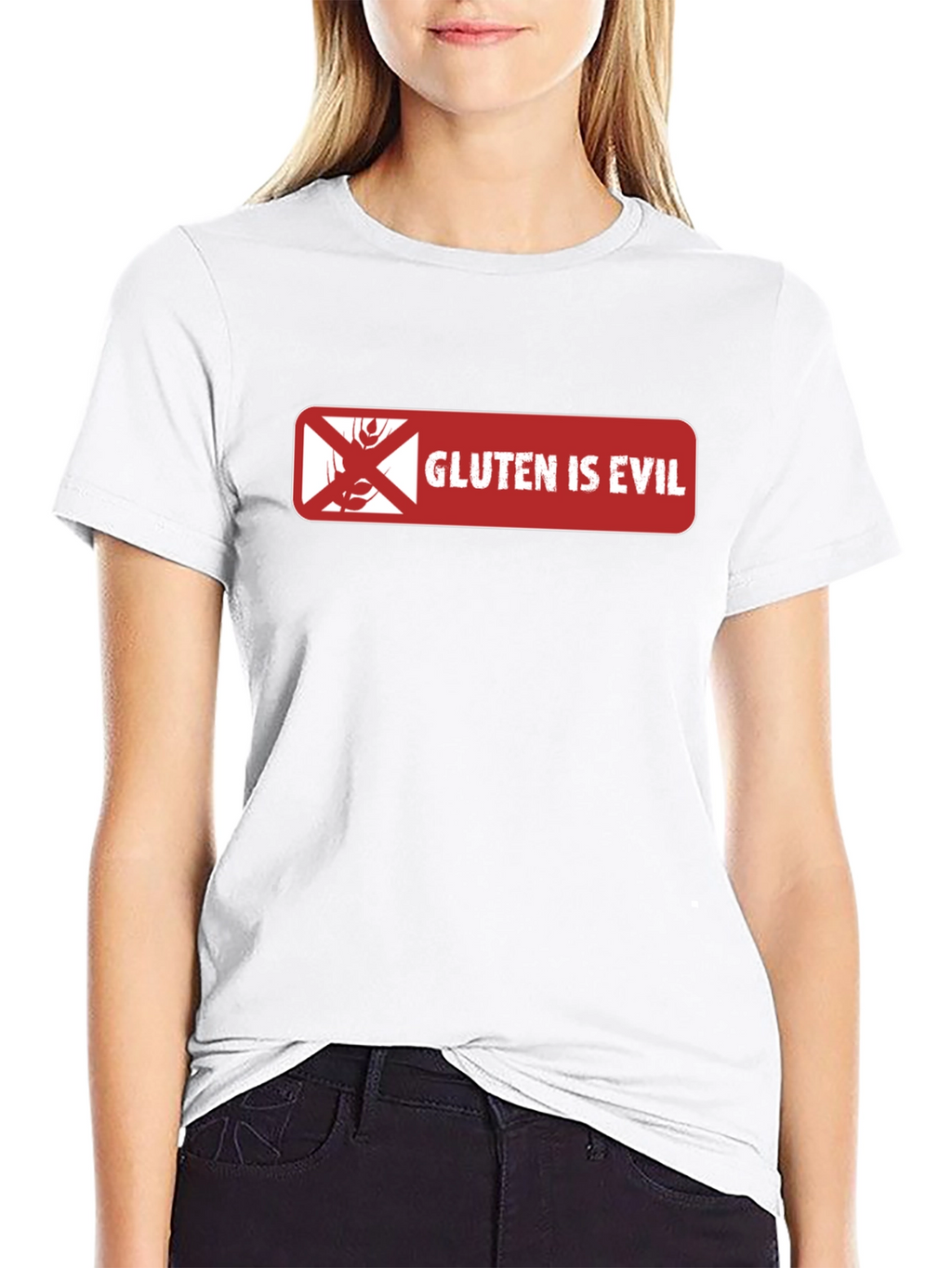 Gluten is Evil Graphic T-Shirt