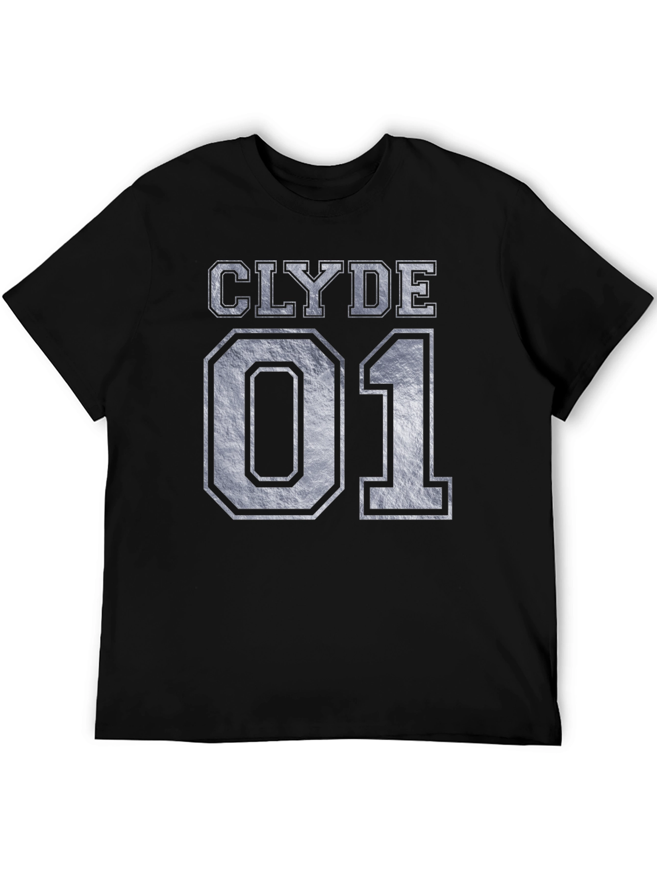 Clyde 01 Graphic Tee - Black Cotton Blend
