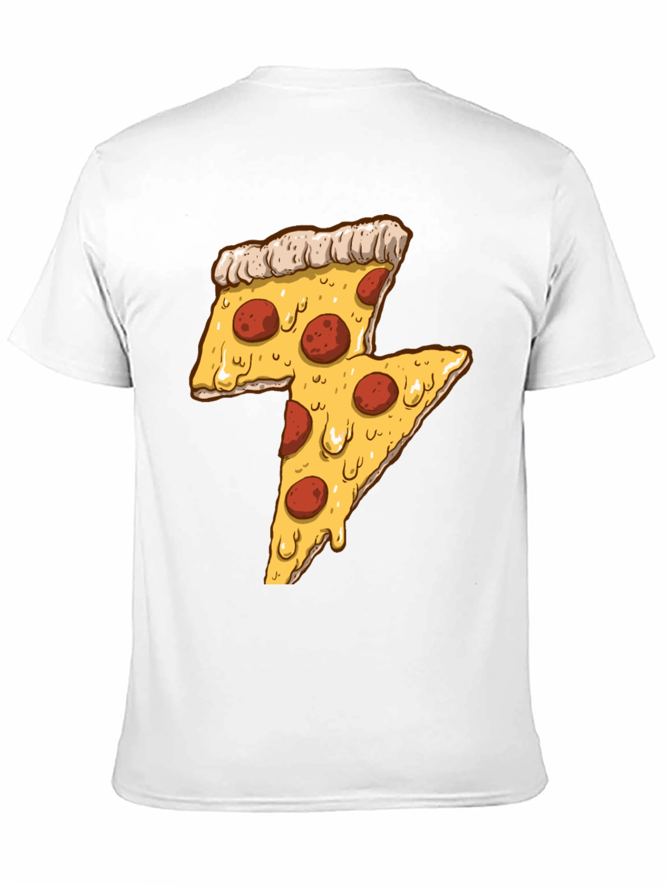 Pizza Lightning Bolt Graphic Tee