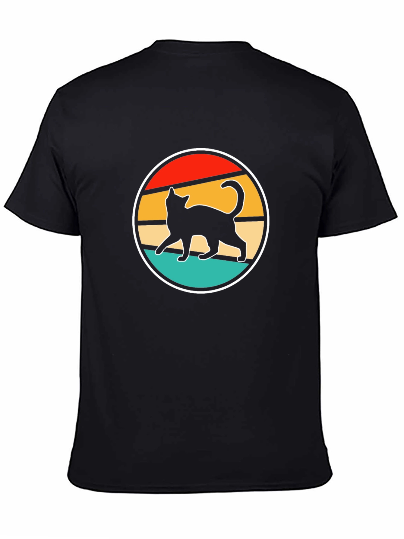 Retro Cat T-Shirt - Vintage Style Graphic Tee