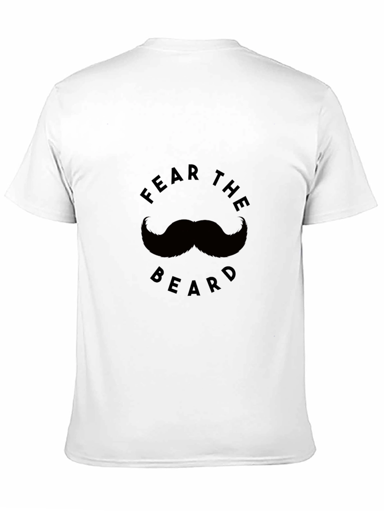 Fear the Beard Graphic Tee - Black Cotton T-Shirt