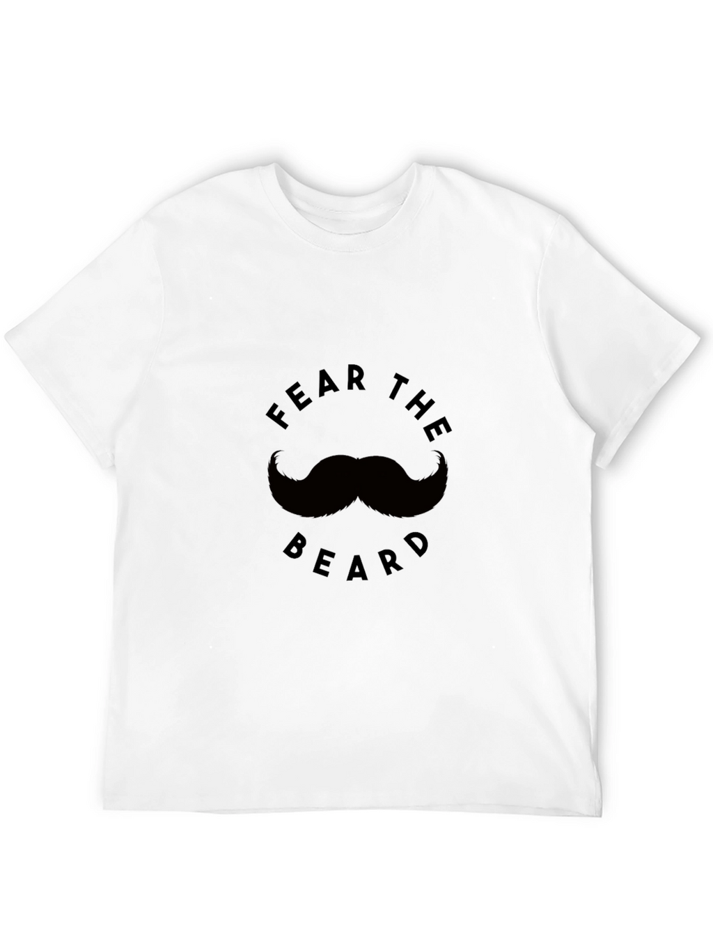 Fear the Beard Graphic Tee - Black Cotton T-Shirt