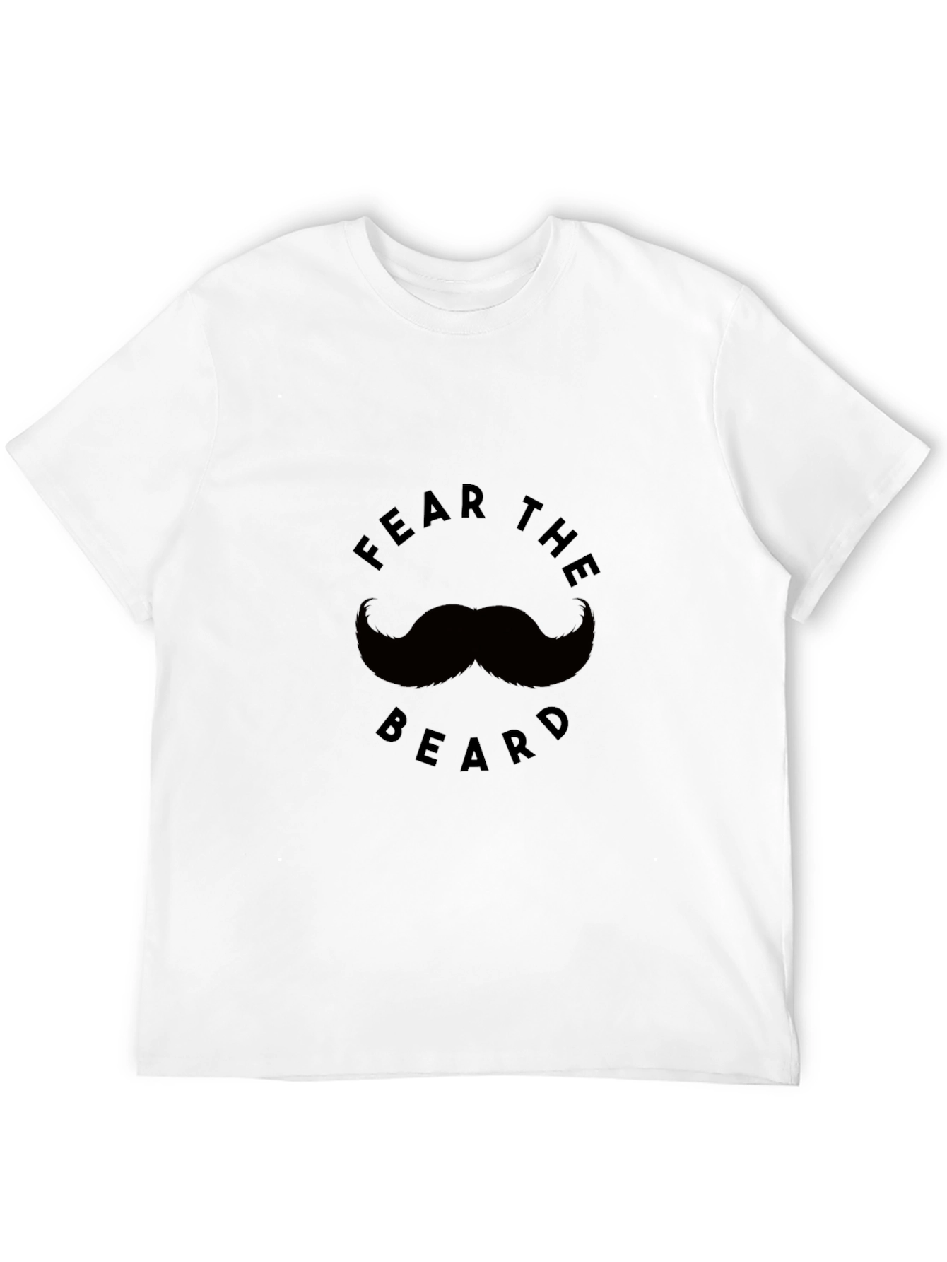 Fear the Beard Graphic Tee - Black Cotton T-Shirt