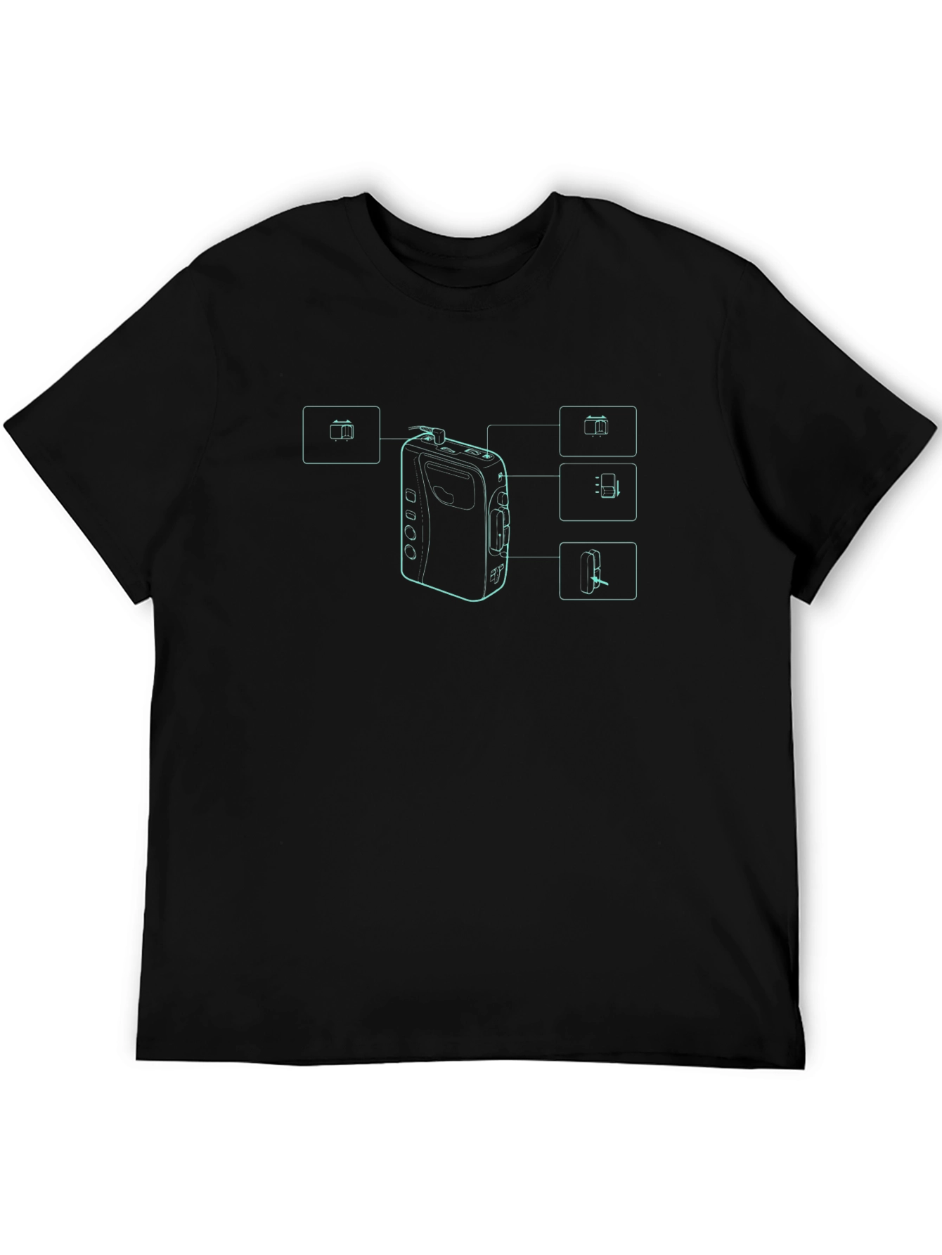Modern Tech Outline T-Shirt