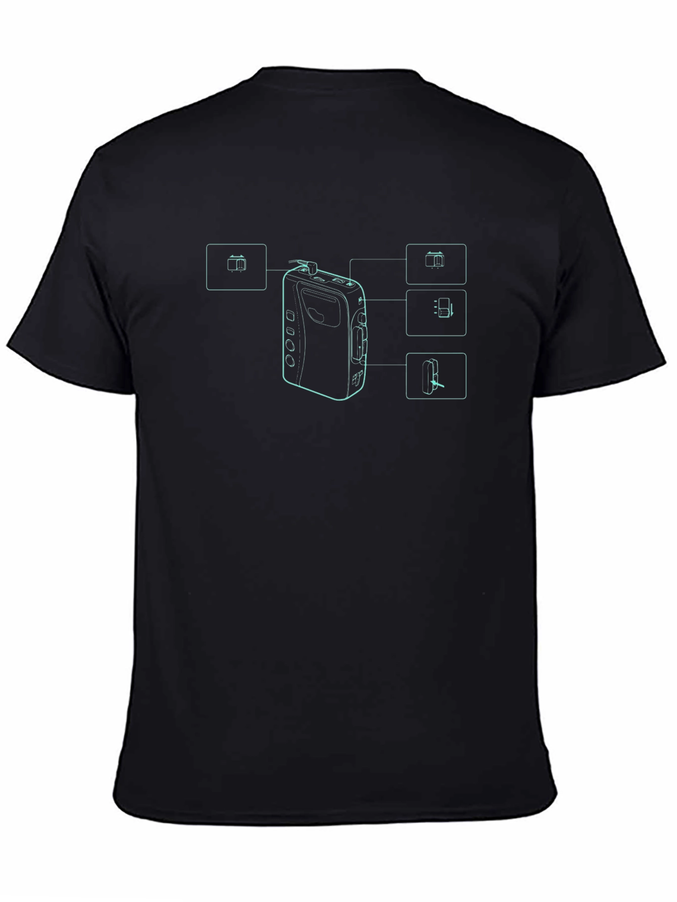 Modern Tech Outline T-Shirt