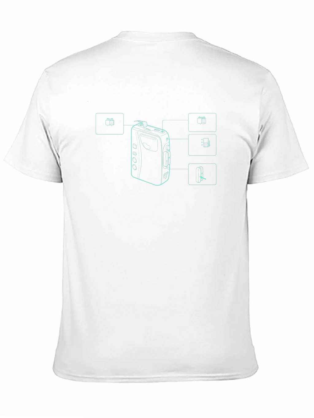 Modern Tech Outline T-Shirt