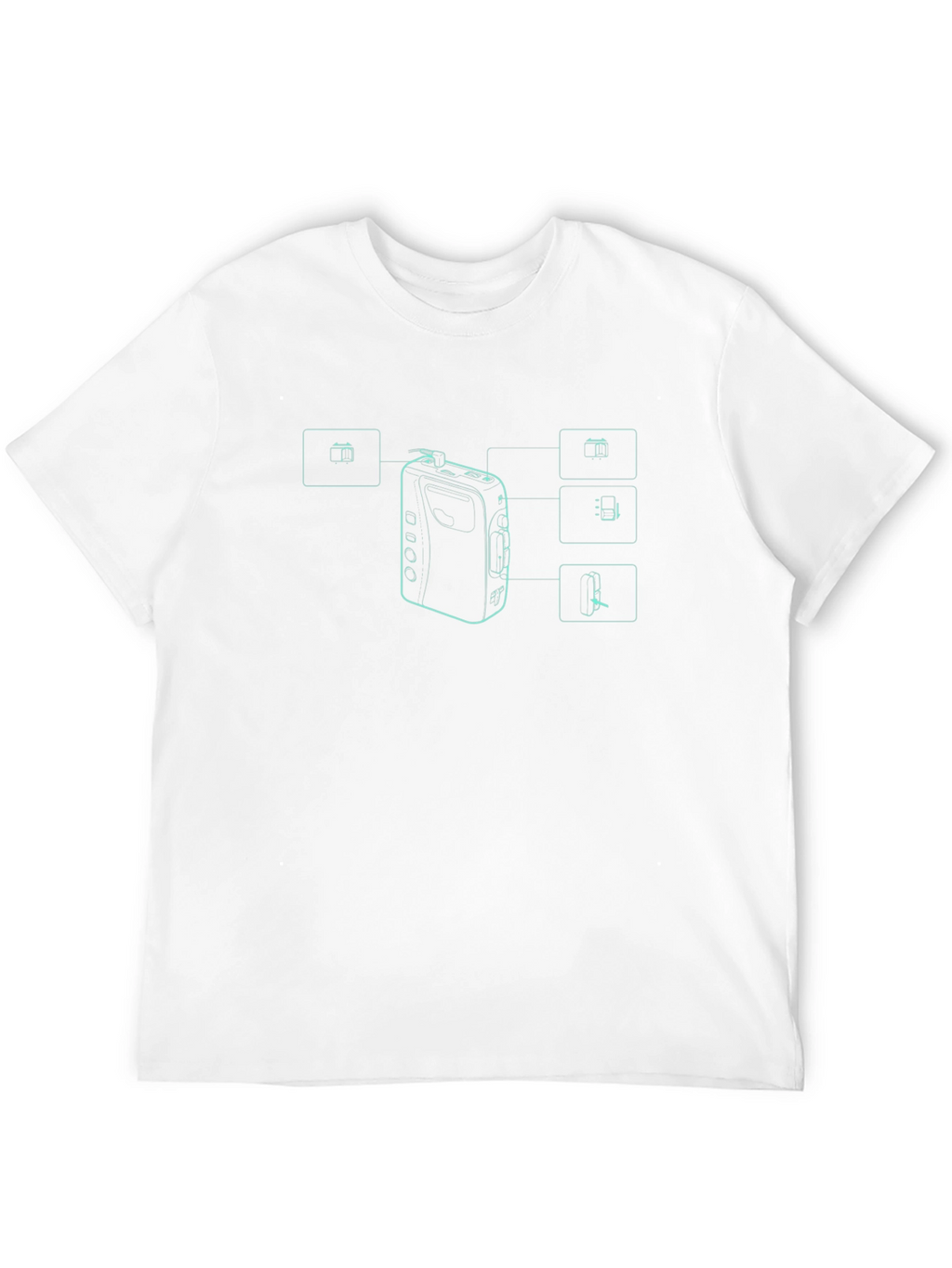 Modern Tech Outline T-Shirt
