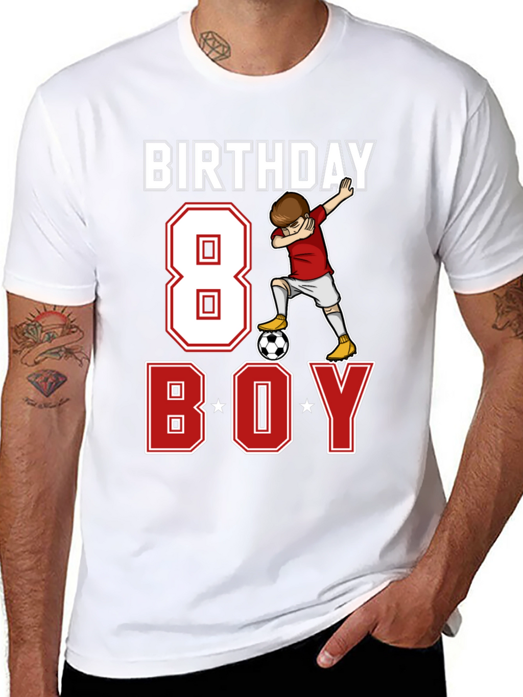 Birthday Boy 8 Soccer T-Shirt