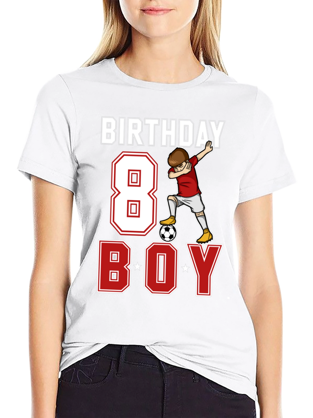 Birthday Boy 8 Soccer T-Shirt