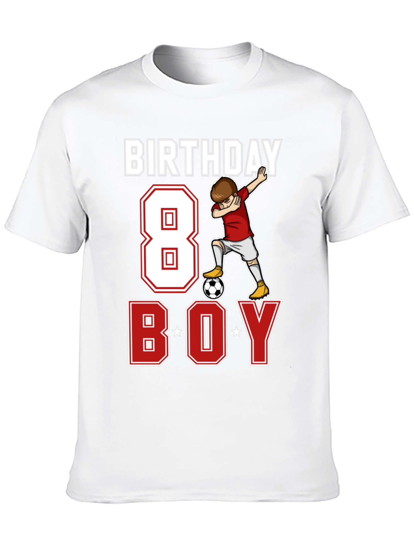 Birthday Boy 8 Soccer T-Shirt