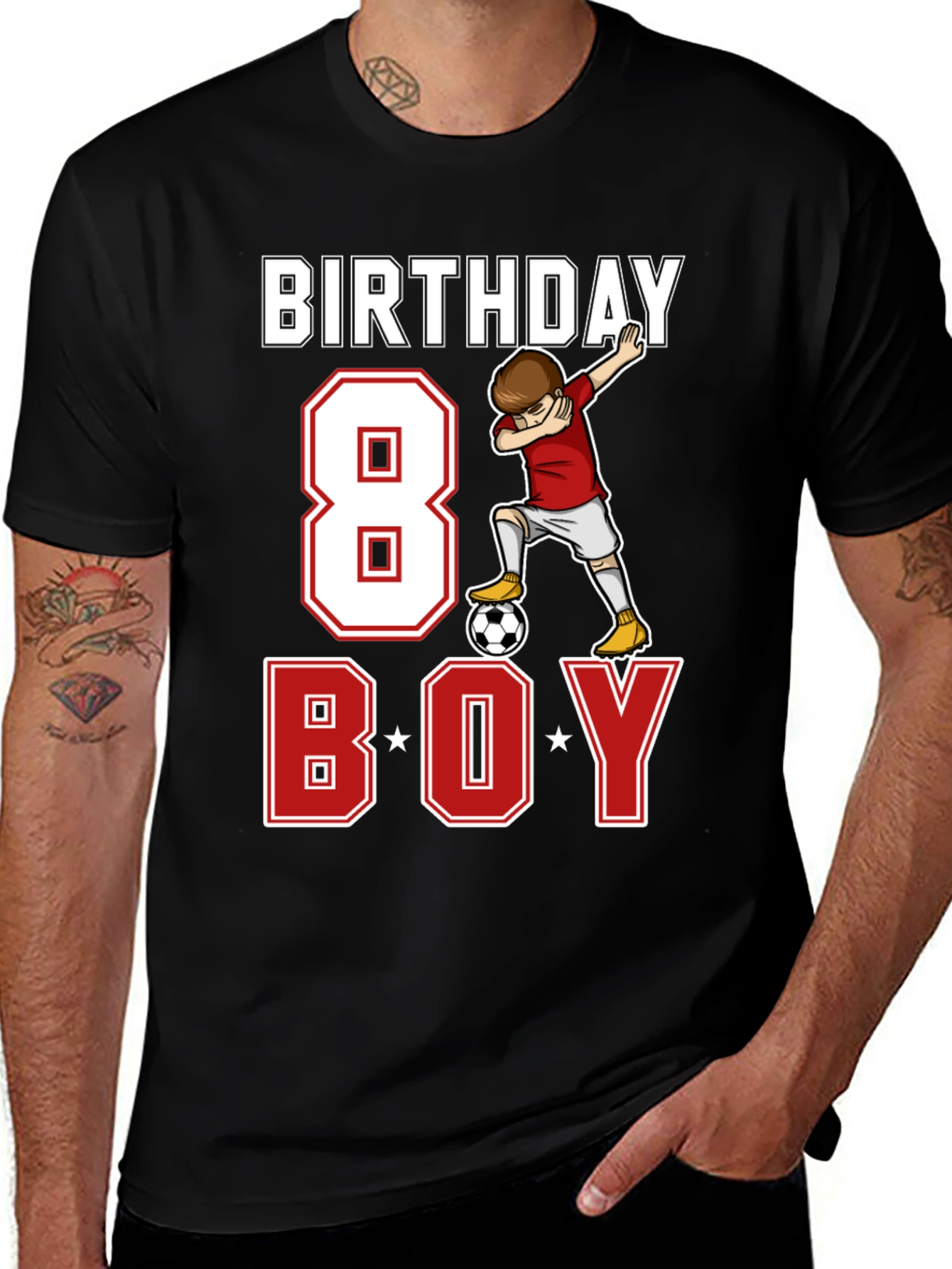 Birthday Boy 8 Soccer T-Shirt